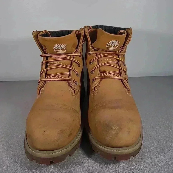 Timberland EarthKeeps Men's/Women Leather Boots Tan Model 6420R 3740 Size US 10M - Picture 3 of 11